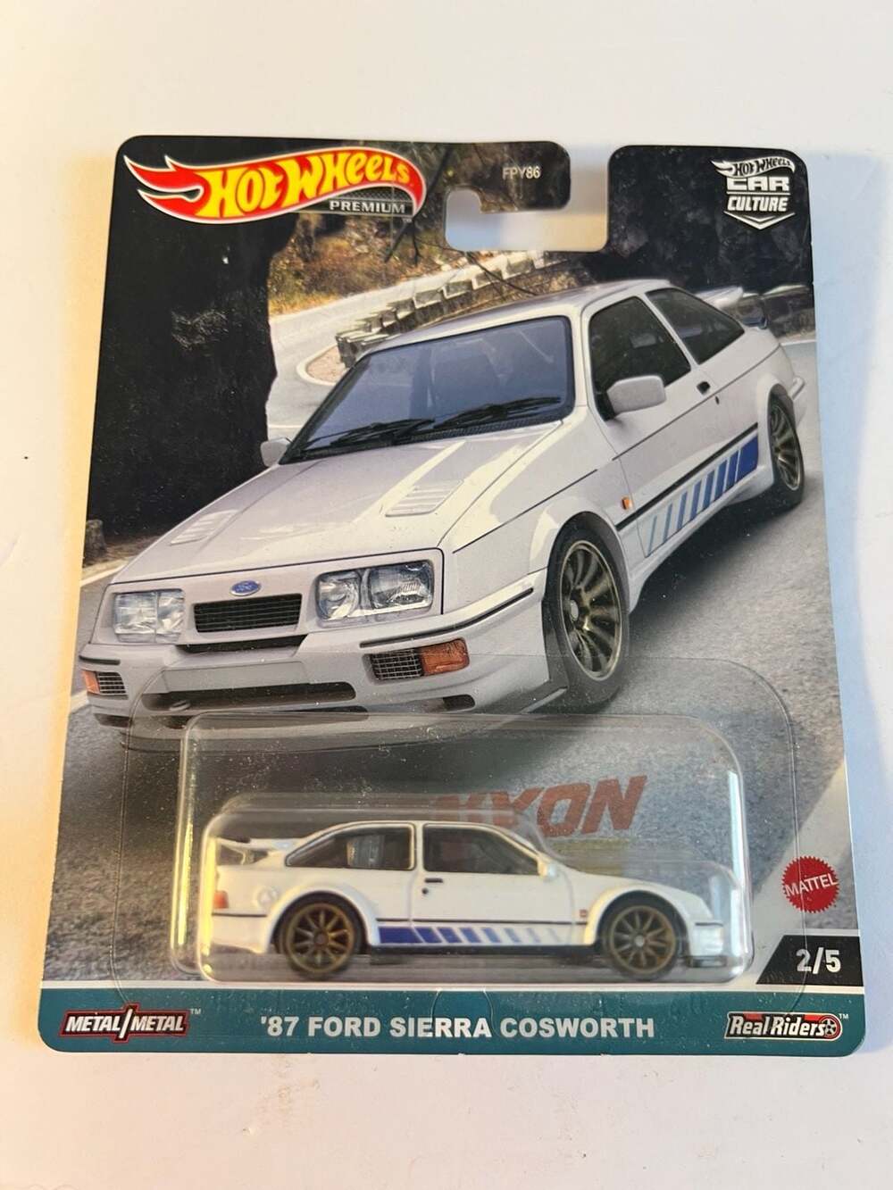 💥Hot Wheels Car Culture Canyon Warriors '87 Ford Sierra Cosworth